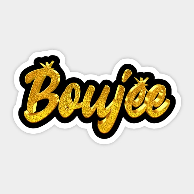 Boujee Sticker by MigueArt